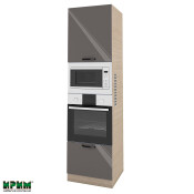 Колонен модул четири врати МФ-Антрацит гланц-05-48