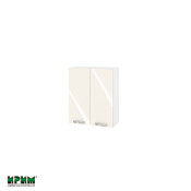 Горен модул с две врати и рафт БФ-Крийм гланц-11-3