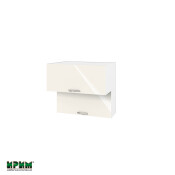 Горен модул с две хоризонтални врати БФ-Крийм гланц-11-107