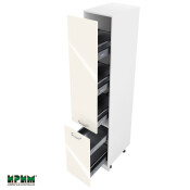 Колонен модул бутилиера с две врати БФ-Крийм гланц-11-65