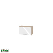 Горен модул с хоризонтална врата МФ-Бяло гланц-05-15