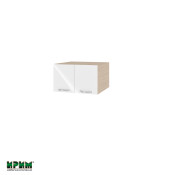 Горен модул с две врати МФ-Бяло гланц-05-111