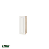 Горен модул с врата и два рафта АРФ-Бяло мат-09-115