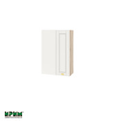 Горен модул за ъгъл с врата и рафт АРФ-Бяло мат-09-122