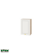 Горен модул с врата и рафт МФ-Бяло мат-09-6