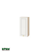 Горен модул с врата и два рафта МФ-Бяло мат-09-116