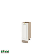 Долен модул с врата и рафт МФ-Бяло мат-09-20