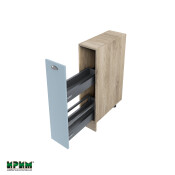 Долен модул бутилиера с плавно затваряне АРФ-Деним мат-06-58