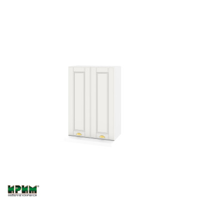 Горен модул с две врати и два рафта за аспиратор БФ-Бяло мат-09-117