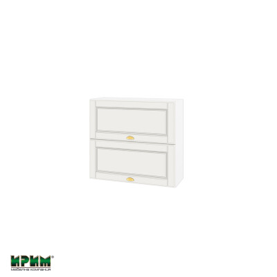 Горен модул с две хоризонтални врати БФ-Бяло мат-09-12