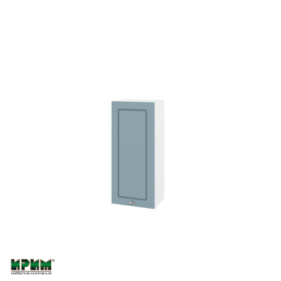 Горен модул с врата и два рафта БФ-Деним мат-06-116