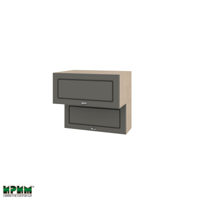 Горен модул с две хоризонтални врати МФ-Цимент мат-06-107