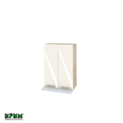 Горен модул с две врати и два рафта за аспиратор АРФ-Крийм гланц-06-117