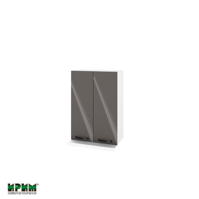 Горен модул с две врати и два рафта за аспиратор БФ-Антрацит гланц-05-117