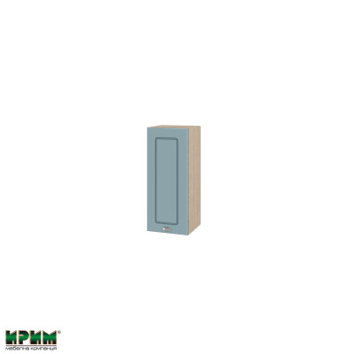 Горен модул с врата и рафт МФ-Деним мат-06-1