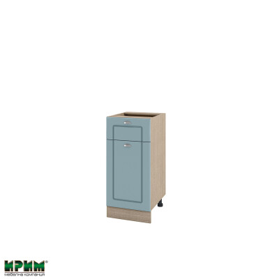 Долен модул с чекмедже,врата и рафт МФ-Деним мат-06-24 (десен)