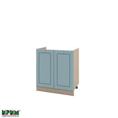 Долен модул за бордова мивка с две врати МФ-Деним мат-06-30