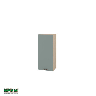 Горен модул с врата и два рафта МФ-Олив мат-11-116