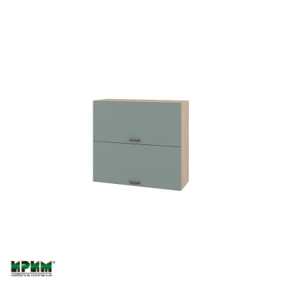 Горен модул с две хоризонтални врати МФ-Олив мат-11-12