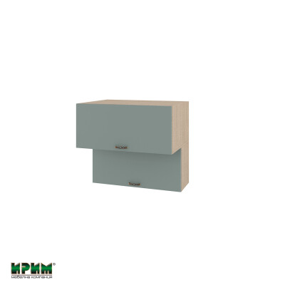 Горен модул с две хоризонтални врати МФ-Олив мат-11-107