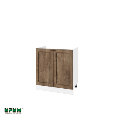 Долен модул за бордова мивка с две врати БФ-Дъб натурал-06-30