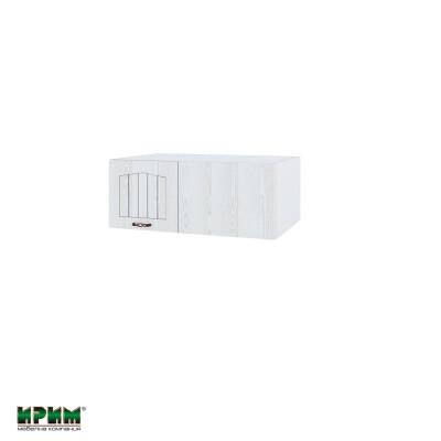 Горен модул за ъгъл с една врата БФ-Бяло фладер-04-113 (десен)