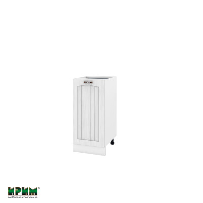 Долен модул с врата и рафт БФ-Бяло фладер-04-71 (ляв)