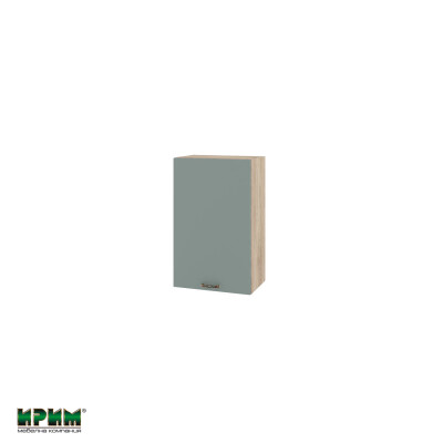 Горен модул с врата и рафт АРФ-Олив мат-11-6