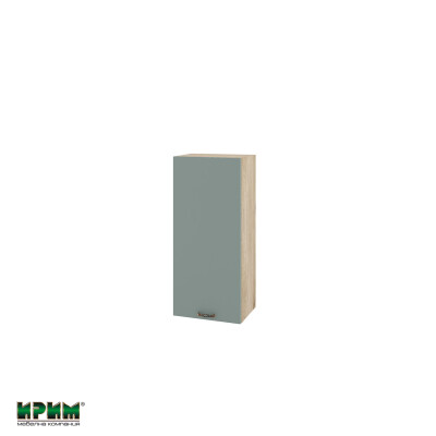 Горен модул с врата и два рафта АРФ-Олив мат-11-116