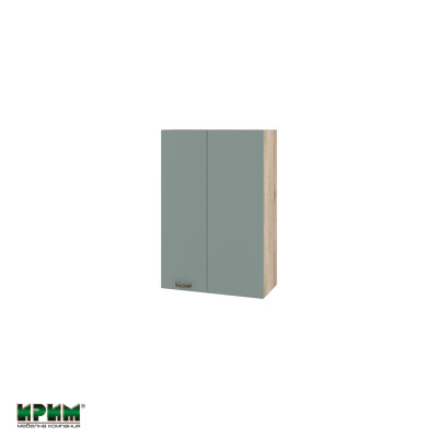 Горен модул за ъгъл с врата и рафт АРФ-Олив мат-11-122