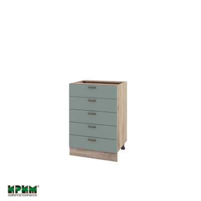 Долен модул с пет чекмеджета АРФ-Олив мат-11-29
