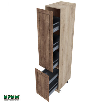 Колонен модул бутилиера с две врати АРФ-Дъб натурал-06-65