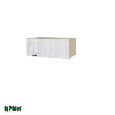 Горен модул за ъгъл с една врата МФ-Бяло фладер-04-113 (десен)