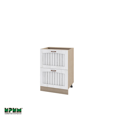 Долен модул с две чекмеджета МФ-Бяло фладер-04-44