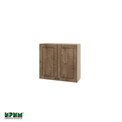 Горен модул с две врати и рафт МФ-Дъб натурал-06-4