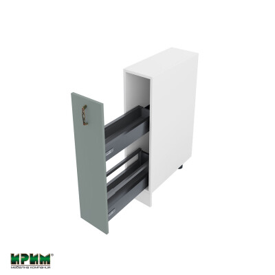 Долен модул бутилиера с плавно затваряне БФ-Олив мат-11-58