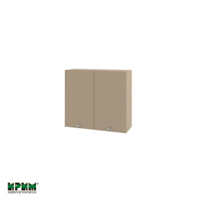 Горен модул с две врати и рафт МФ-Капучино мат-11-4