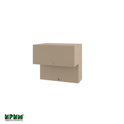 Горен модул с две хоризонтални врати МФ-Капучино мат-11-107