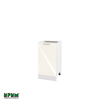 Долен модул с врата и рафт БФ-Крийм гланц-11-28