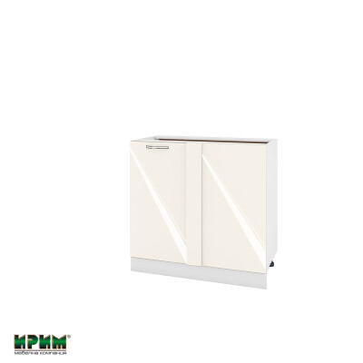 Долен модул за ъгъл с врата и рафт БФ-Крийм гланц-11-42