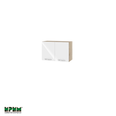 Горен модул с две врати АРФ-Бяло гланц-05-109