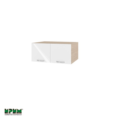 Горен модул с две врати МФ-Бяло гланц-05-112