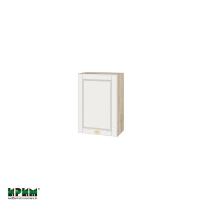 Горен модул с врата и рафт АРФ-Бяло мат-09-18