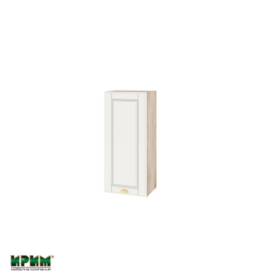 Горен модул с врата и два рафта АРФ-Бяло мат-09-116