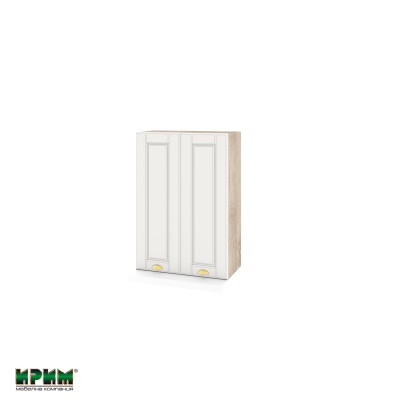 Горен модул с две врати и два рафта за аспиратор АРФ-Бяло мат-09-117