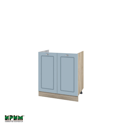 Долен модул за бордова мивка с две врати АРФ-Деним мат-06-30