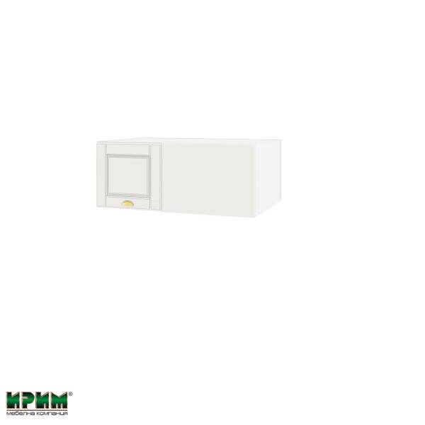 Горен модул за ъгъл с една врата БФ-Бяло мат-09-113