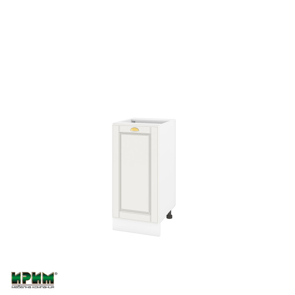 Долен модул с врата и рафт БФ-Бяло мат-09-21