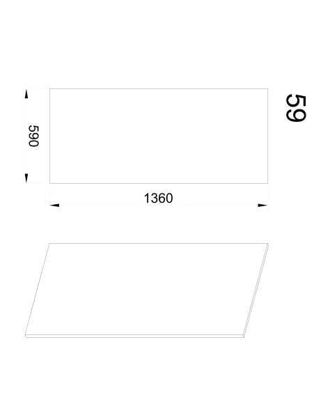 Краен панел Ф-Деним мат-06-59