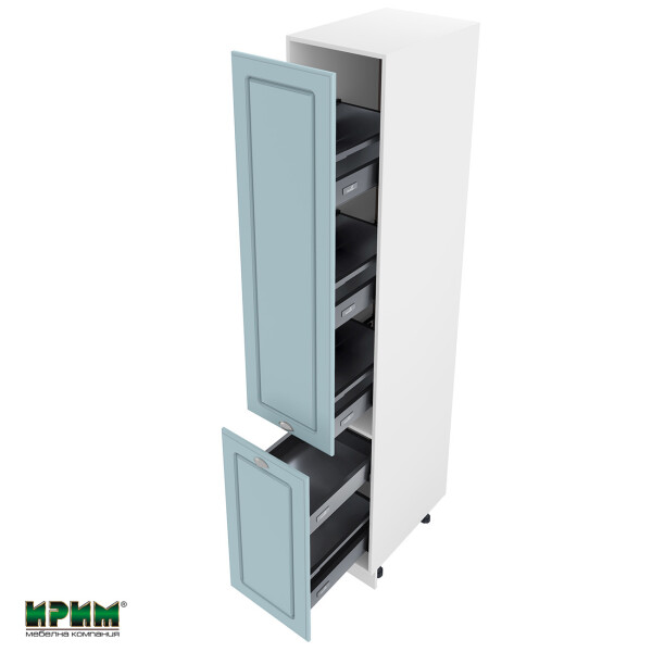 Колонен модул бутилиера с две врати БФ-Деним мат-06-65